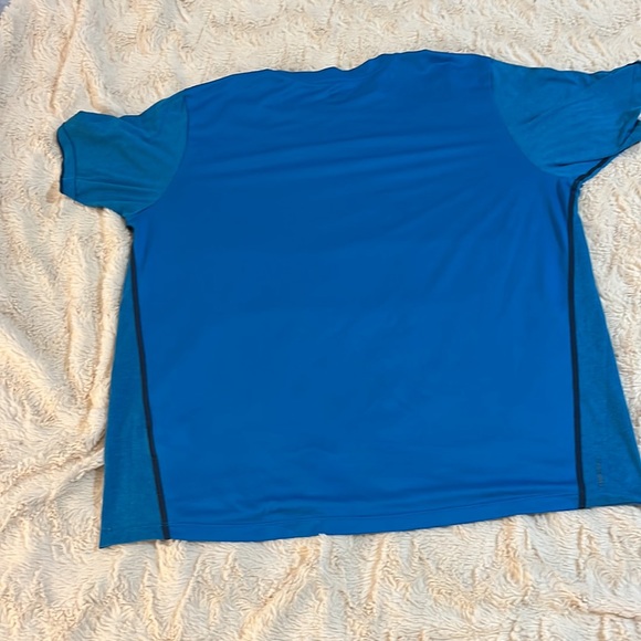 THE NORTH FACE MEN’S Mountain Athletic SHIRT FLASHDRY BLUE SHORT SLEEVE Size L/G - Picture 4 of 8